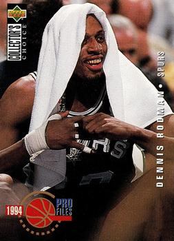 1994-95 Collector's Choice #202 Dennis Rodman Front