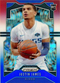 2019-20 Panini Prizm - Prizms Red White and Blue #295 Justin James Front