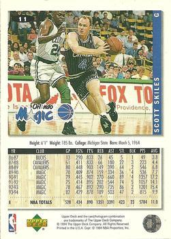 1994-95 Collector's Choice - Gold Signature #11 Scott Skiles Back