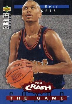 1994-95 Collector's Choice - You Crash the Game Rookie Scoring #S12 Jalen Rose Front