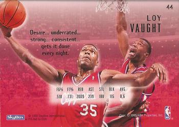 1994-95 SkyBox E-Motion #44 Loy Vaught Back