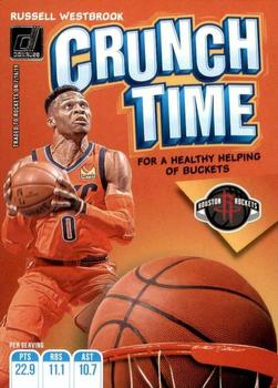 2019-20 Donruss - Crunch Time #16 Russell Westbrook Front