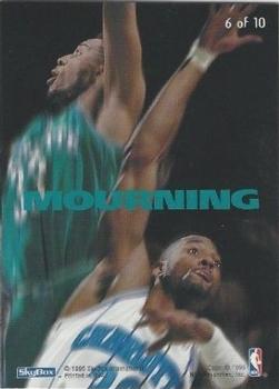 1994-95 SkyBox E-Motion - N-Tense #6 Alonzo Mourning Back