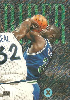 1994-95 SkyBox E-Motion - X-Cited #16 Isaiah Rider Front