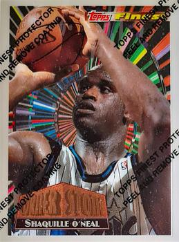 1994-95 Finest - Cornerstone #CS1 Shaquille O'Neal Front