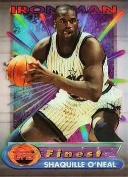 1994-95 Finest - Iron Men #1 Shaquille O'Neal Front