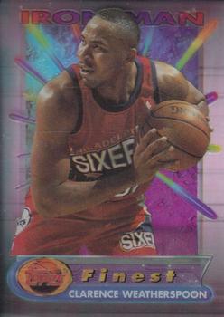 1994-95 Finest - Iron Men #4 Clarence Weatherspoon Front