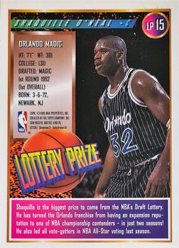 1994-95 Finest - Lottery Prize #LP15 Shaquille O'Neal Back