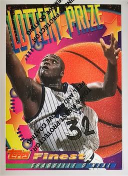 1994-95 Finest - Lottery Prize #LP15 Shaquille O'Neal Front
