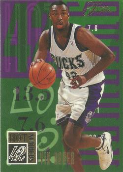 1994-95 Flair - Hot Numbers #1 Vin Baker Front