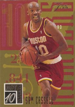 1994-95 Flair - Hot Numbers #2 Sam Cassell Front