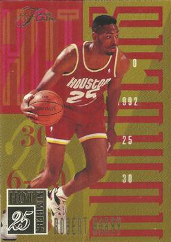 1994-95 Flair - Hot Numbers #5 Robert Horry Front