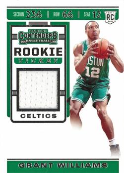 2019-20 Panini Contenders - Rookie Ticket Swatches #RTS-GWL Grant Williams Front