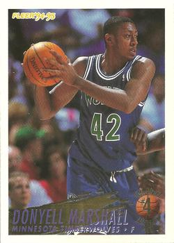 1994-95 Fleer - 1994 NBA Draft Lottery Pick Exchange #4 Donyell Marshall Front