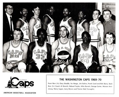 1969-70 Washington Caps #NNO Team Photo Front