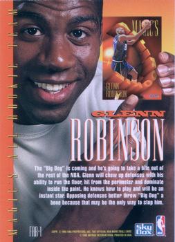 1994-95 Hoops - Magic's All-Rookies Foil-Tech #FAR-1 Glenn Robinson Back