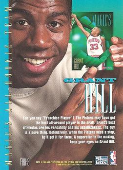 1994-95 Hoops - Magic's All-Rookies Foil-Tech #FAR-3 Grant Hill Back
