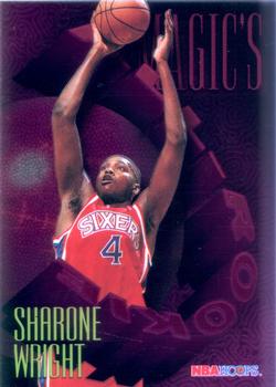 1994-95 Hoops - Magic's All-Rookies Foil-Tech #FAR-6 Sharone Wright Front