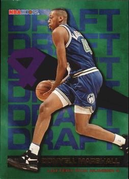 1994-95 Hoops - NBA Draft Lottery Pick Exchange #4 Donyell Marshall Front