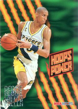 1994-95 Hoops - Hoops Power (Stat Power Ratings) #PR-22 Reggie Miller Front