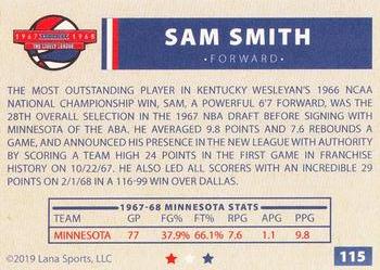 2020 Lana Sports ABA #115 Sam Smith Back