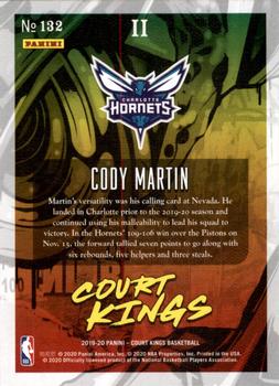 2019-20 Panini Court Kings #132 Cody Martin Back