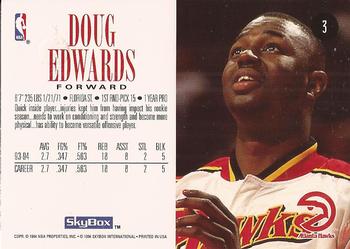 1994-95 SkyBox Premium #3 Doug Edwards Back