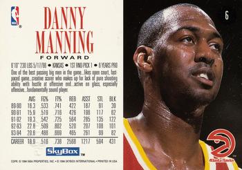 1994-95 SkyBox Premium #6 Danny Manning Back