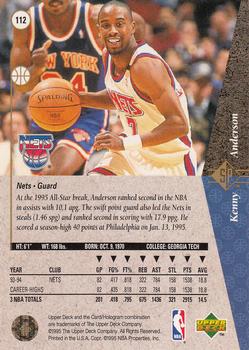 1994-95 SP #112 Kenny Anderson Back