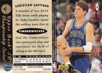1994-95 SP Championship #89 Christian Laettner Back