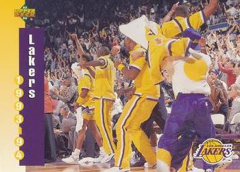 1994 Upper Deck McDonald's Teams (French) #13 Los Angeles Lakers Front