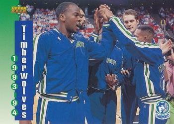 1994 Upper Deck McDonald's Teams (French) #16 Minnesota Timberwolves Front