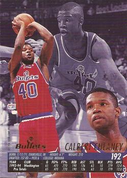 1994-95 Ultra #192 Calbert Cheaney Back