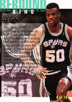 1994-95 Ultra - Rebound Kings #8 David Robinson Back