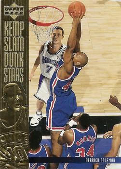 1994-95 Upper Deck - Kemp Slam Dunk Stars #S3 Derrick Coleman Front