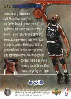 1994-95 Upper Deck - Kemp Slam Dunk Stars #S12 Shaquille O'Neal Back