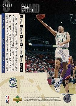 1994-95 Upper Deck - Special Edition #SE143 Chris Smith Back