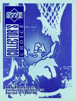 1995-96 Collector's Choice #NNO Series 2 Promo Card Front