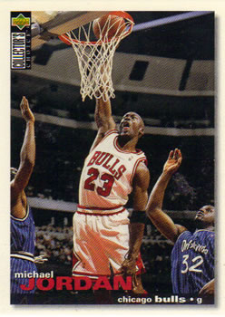 1995-96 Collector's Choice #45 Michael Jordan Front