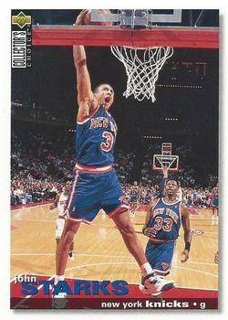 1995-96 Collector's Choice #110 John Starks Front