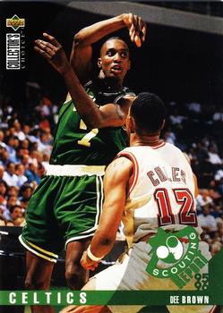 1995-96 Collector's Choice #322 Dee Brown Front