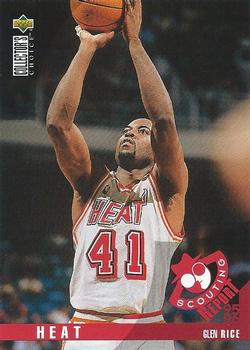 1995-96 Collector's Choice #334 Glen Rice Front
