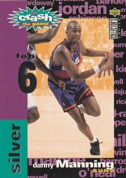 1995-96 Collector's Choice - You Crash the Game Silver: Assists/Rebounds #C22 Danny Manning Front
