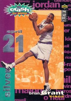 1995-96 Collector's Choice - You Crash the Game Silver: Assists/Rebounds #C30 Brian Grant Front
