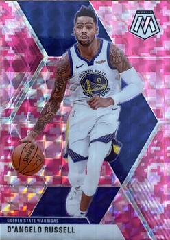 2019-20 Panini Mosaic - Camo Pink #90 D'Angelo Russell Front