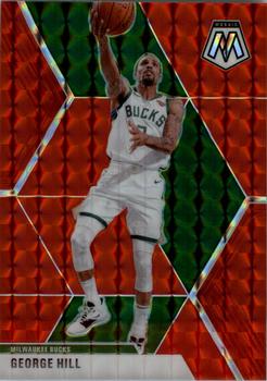 2019-20 Panini Mosaic - Red Prizm #125 George Hill Front