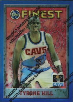 1995-96 Finest - Refractors #30 Tyrone Hill Front