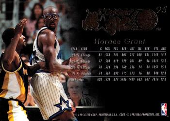 1995-96 Flair #95 Horace Grant Back