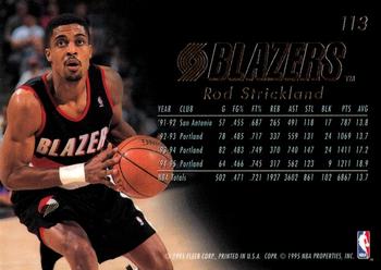 1995-96 Flair #113 Rod Strickland Back