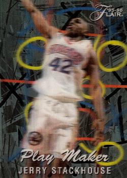 1995-96 Flair - Play Makers #9 Jerry Stackhouse Front